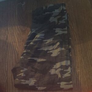 SHEIN Green Camouflage Joggers